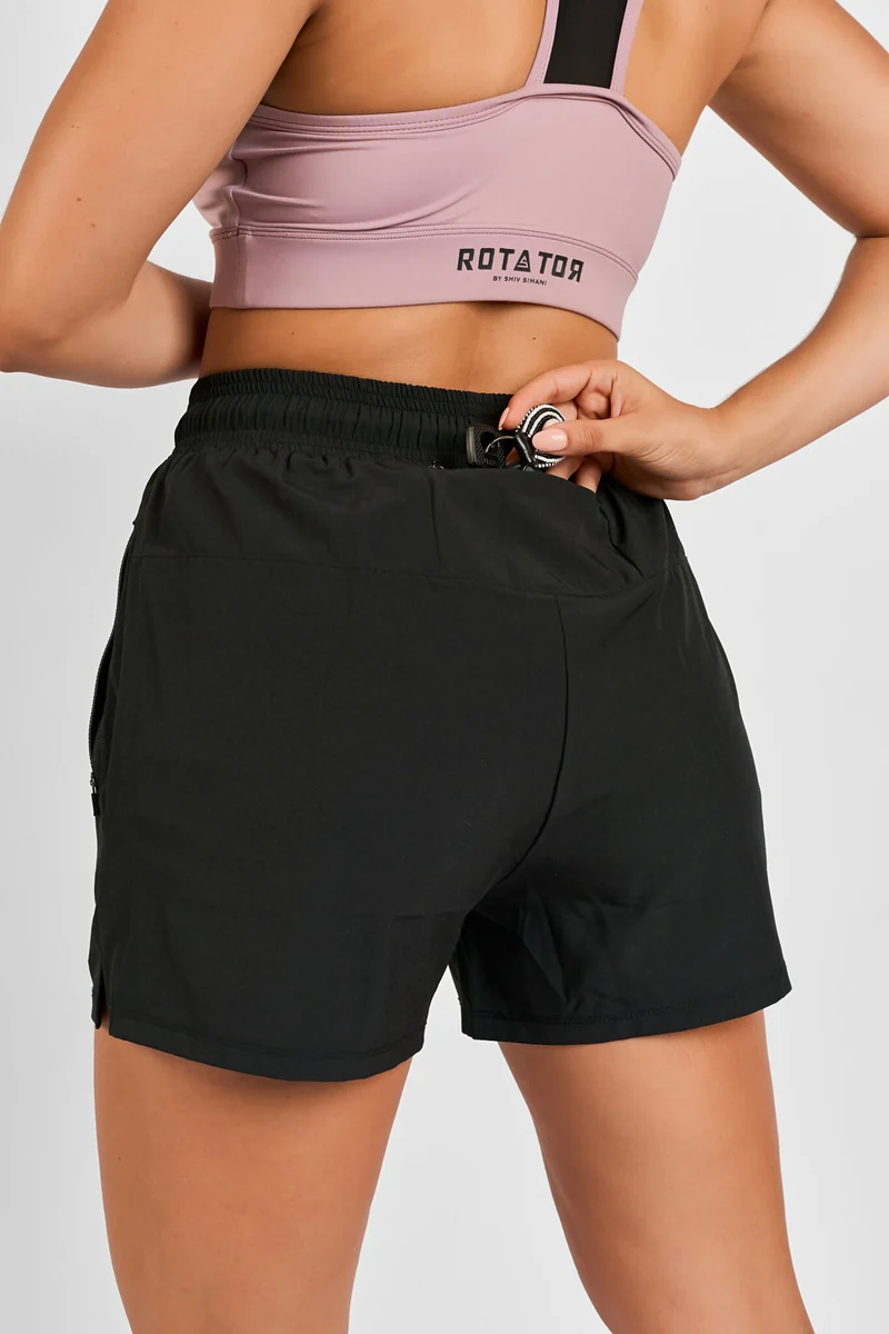Rotator Active Wear Women's Active Short - Black