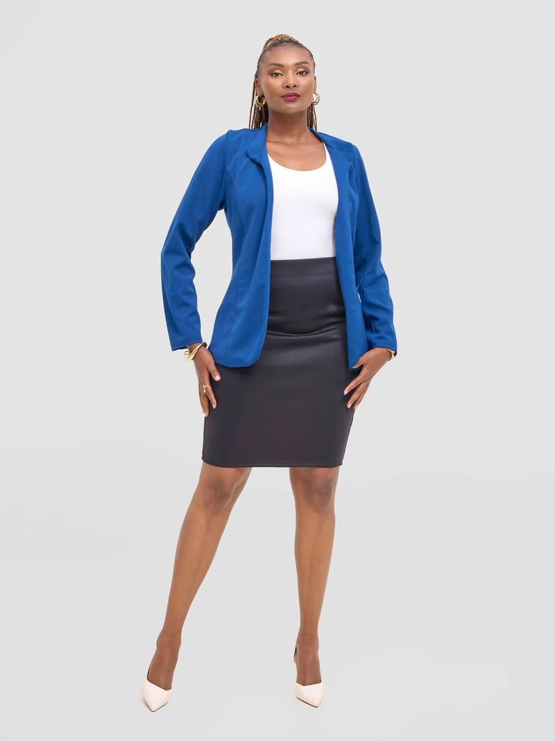 Silver Leaf Official Blazers (With Collar) - Teal Blue