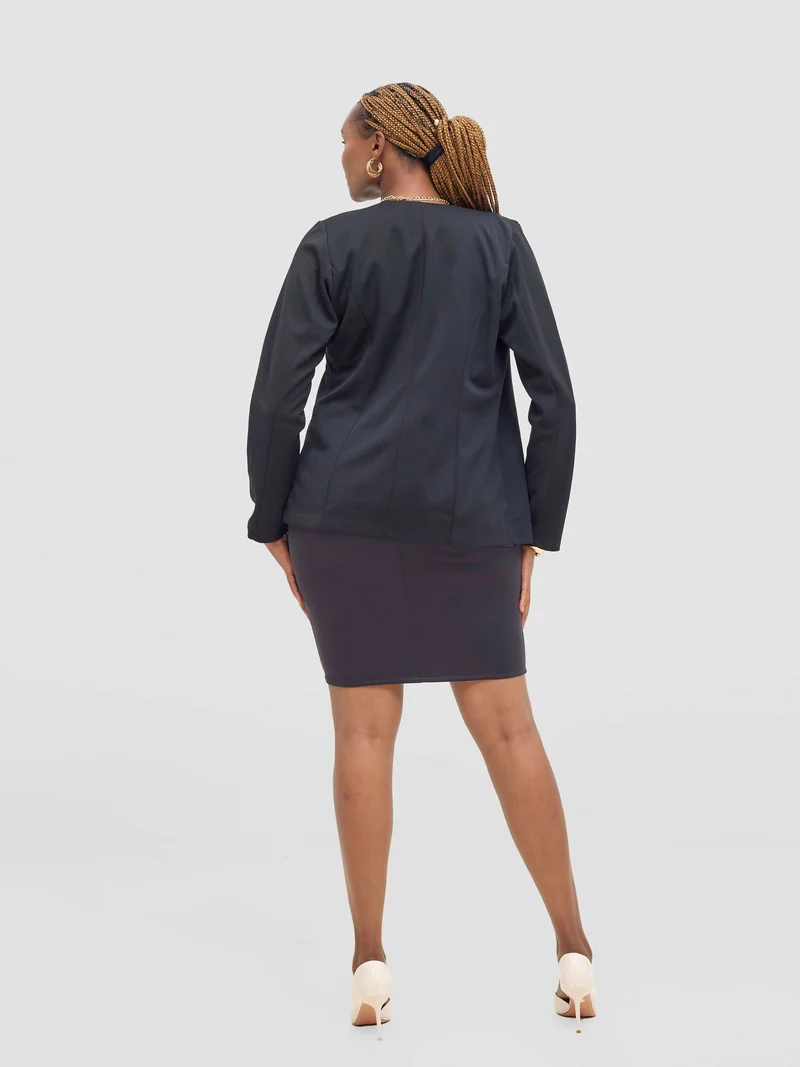 Silver Leaf Official Blazers (Without Collar) - Black