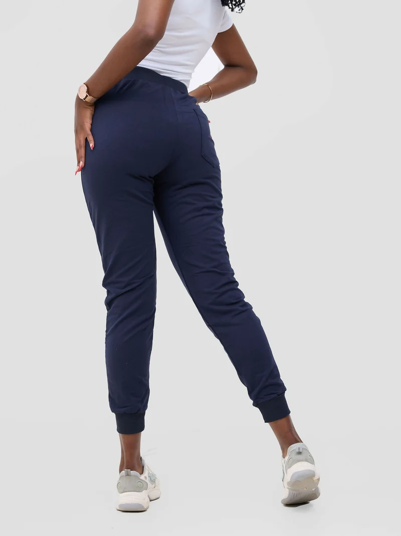 Leisure & Workout Ladies Pant - Navy Blue