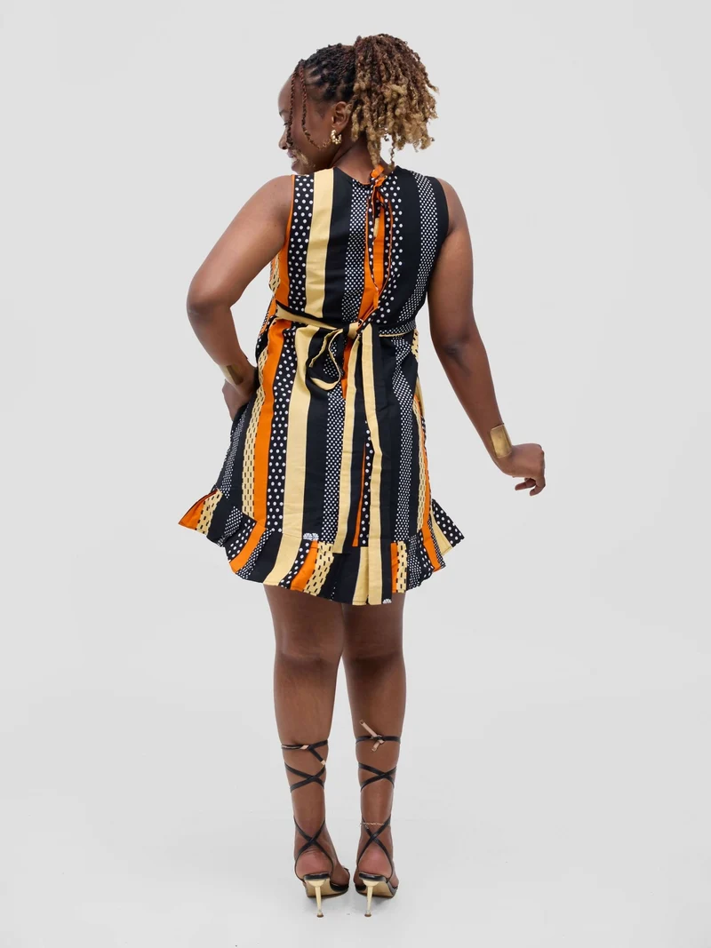 Lokali Dala Shift Dress - Orange