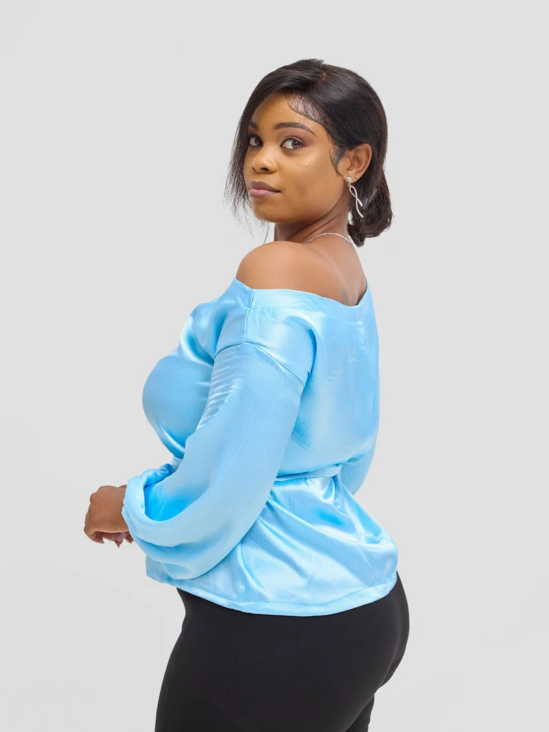 Gravio Fashions Lily Top - Blue