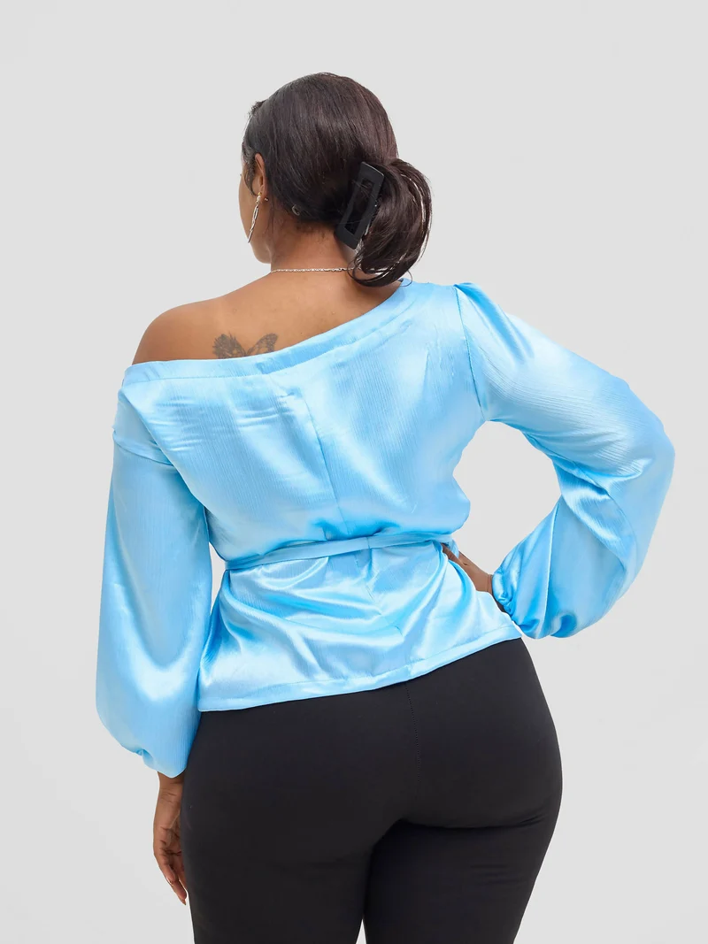 Gravio Fashions Lily Top - Blue