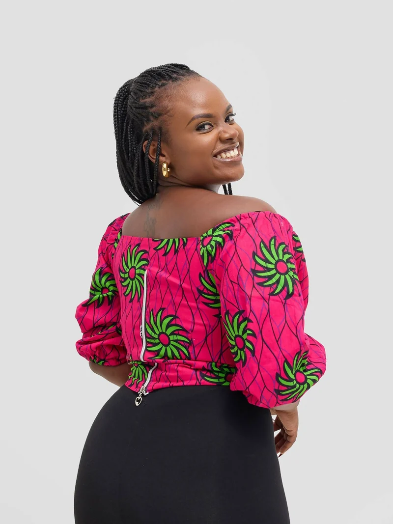 Gravio Fashions Sakura Top - Pink
