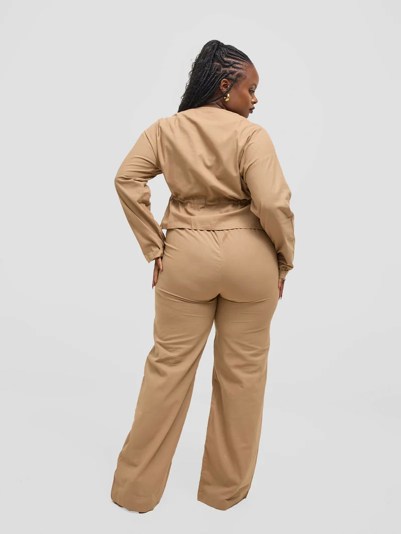 Eyane Africa Comfort Co-ord Set - Khaki