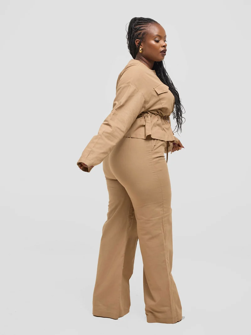 Eyane Africa Comfort Co-ord Set - Khaki