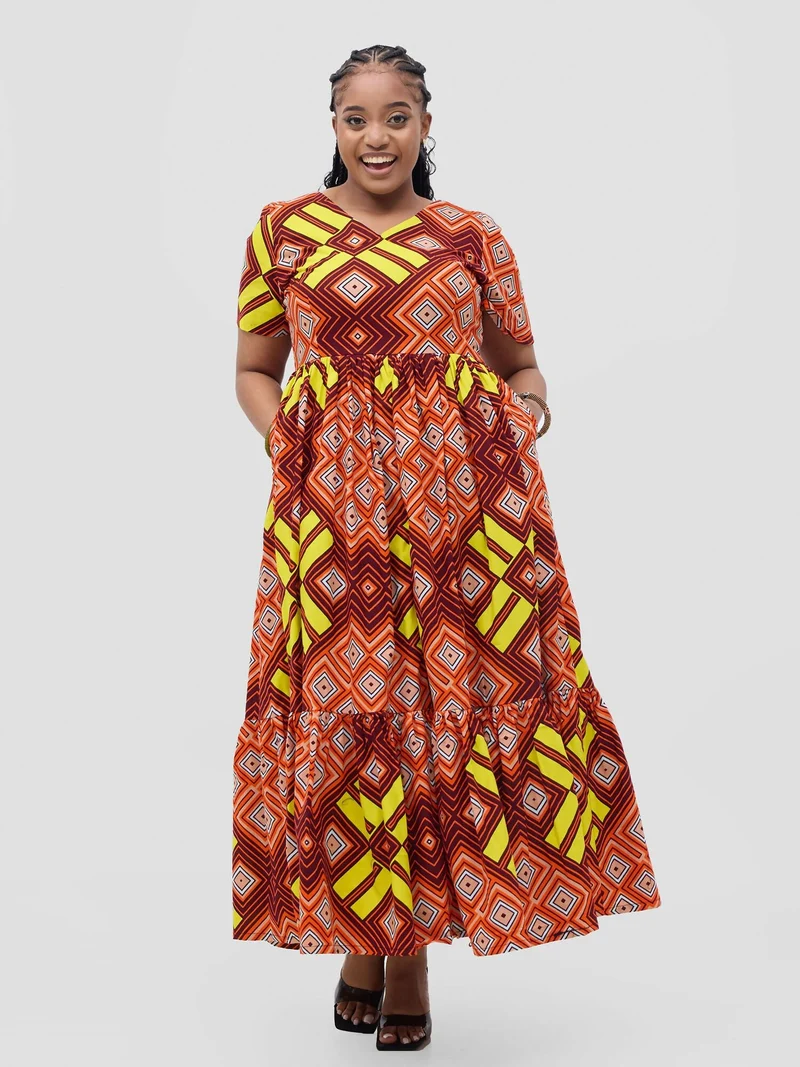 Azizi Dress -Yellow
