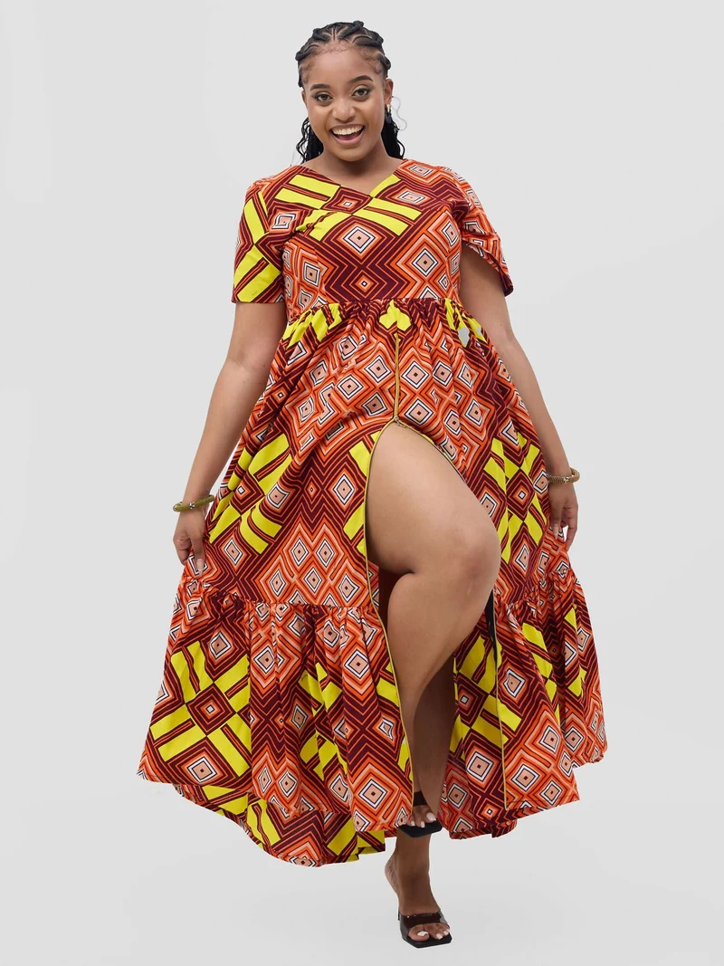 Azizi Dress -Yellow