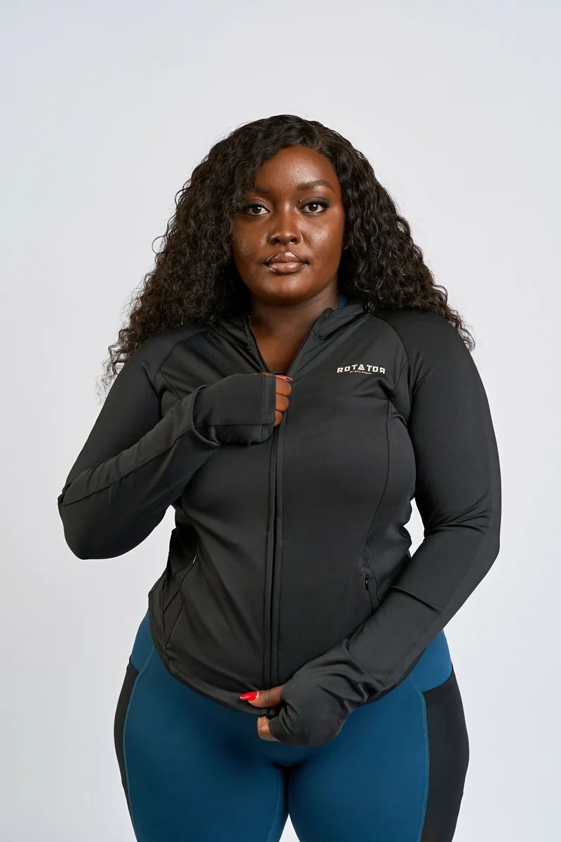 Rotator Active Wear Women's Performance Jacket - Black
