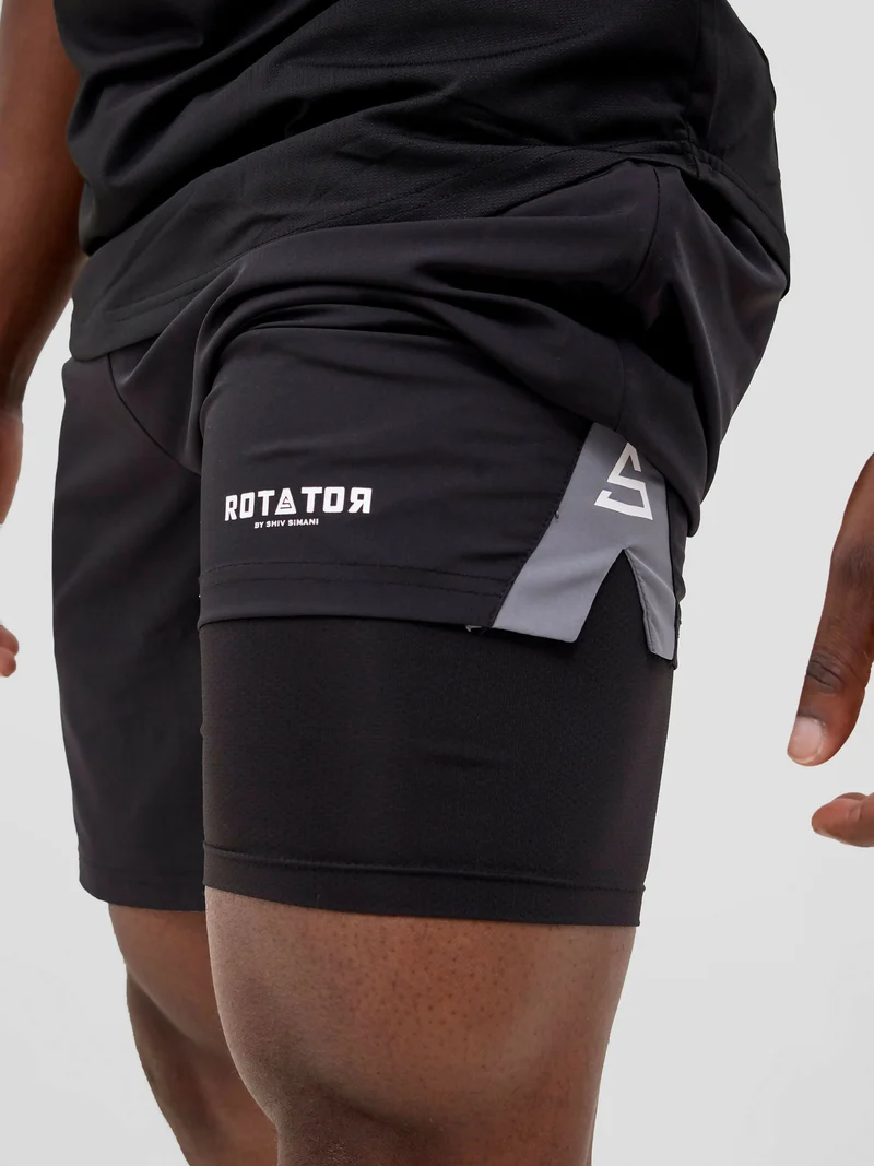 Rotator Active Wear Men's Short - Black