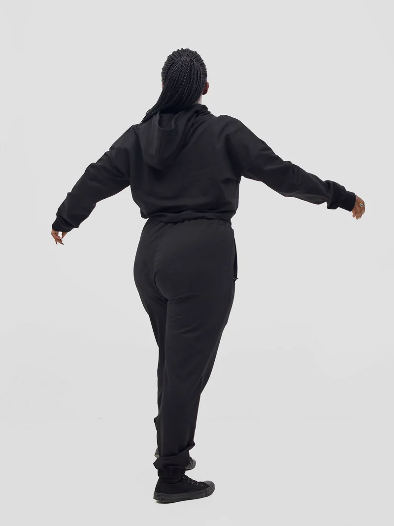 Rotator Active Wear Women's Lifestyle Tracksuit Set - Black