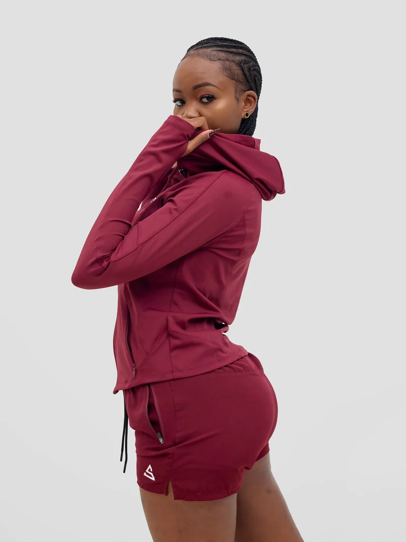 Rotator Active Wear Women's Short - Dark Maroon
