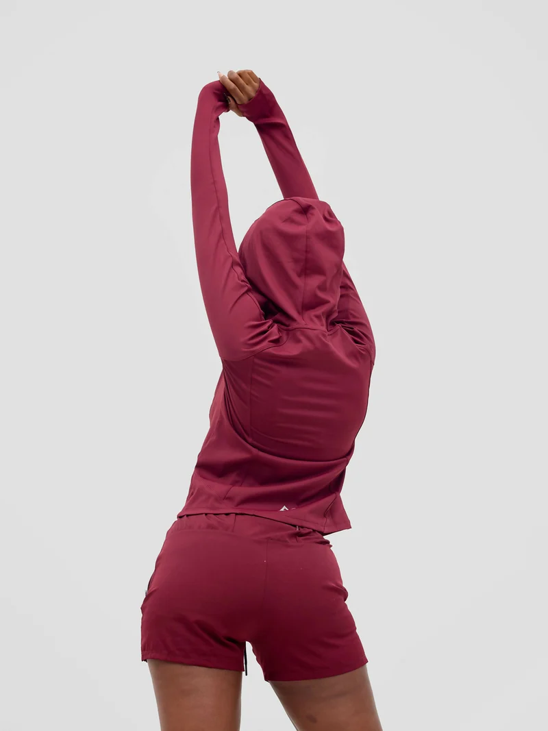 Rotator Active Wear Women's Short - Dark Maroon