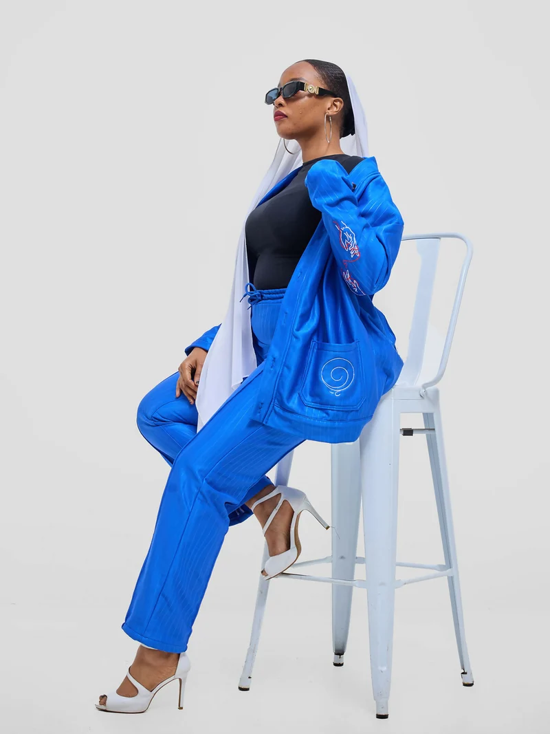 Kalungi Kinga Unisex Cardigan Top - Blue