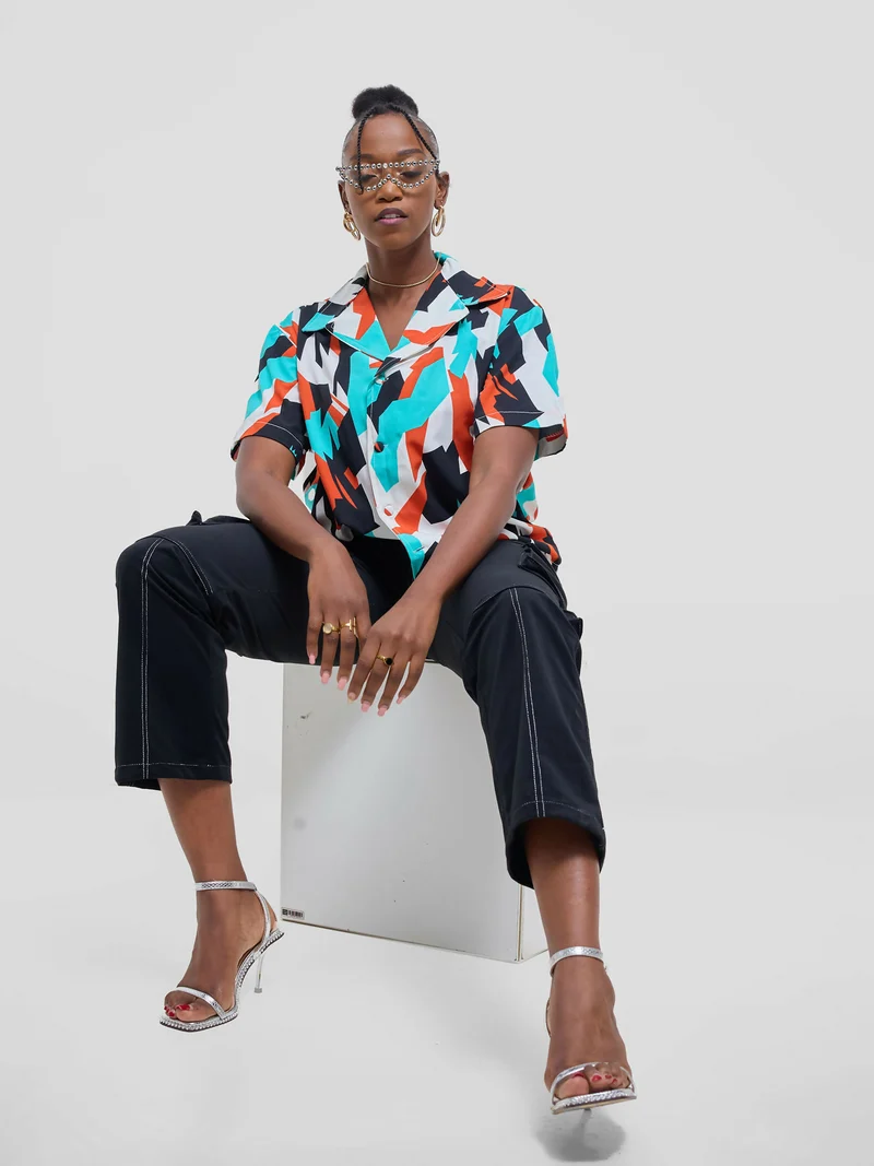 Kalungi Anga Unisex Shirt Top - Multicolored