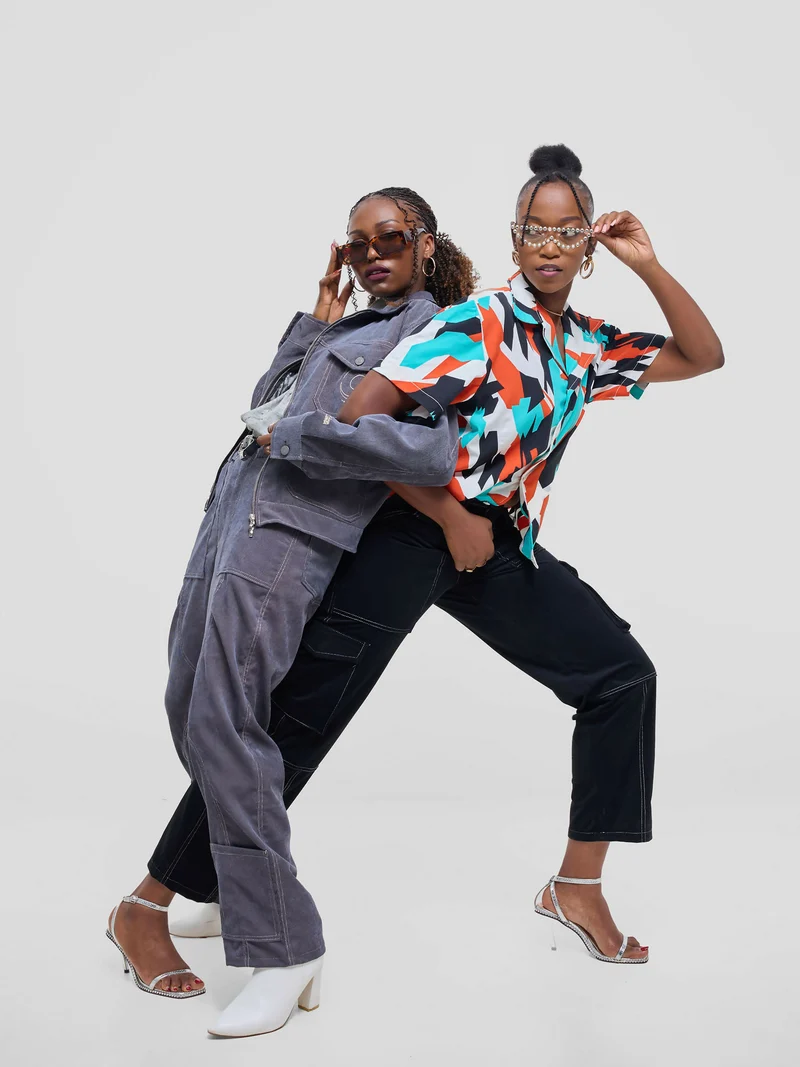 Kalungi Anga Unisex Shirt Top - Multicolored
