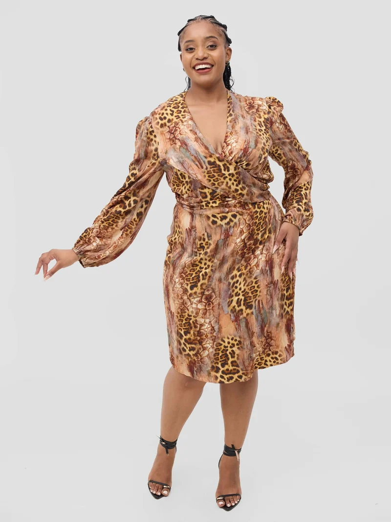 Wazawazi Eldora Wrap - Cheetah Print