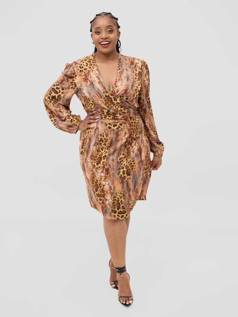 Wazawazi Eldora Wrap - Cheetah Print