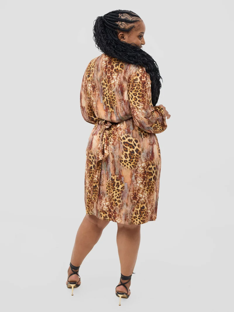 Wazawazi Eldora Wrap - Cheetah Print