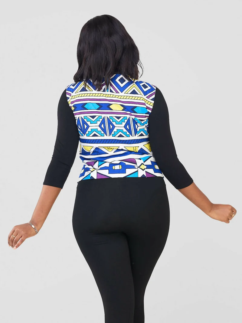 Makena Vest Top - Blue