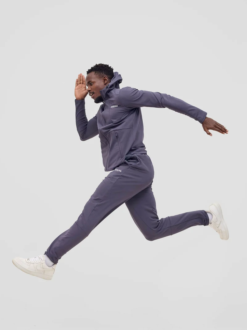 Rotator Active Wear Performance Tracksuit Set - Dark Grey