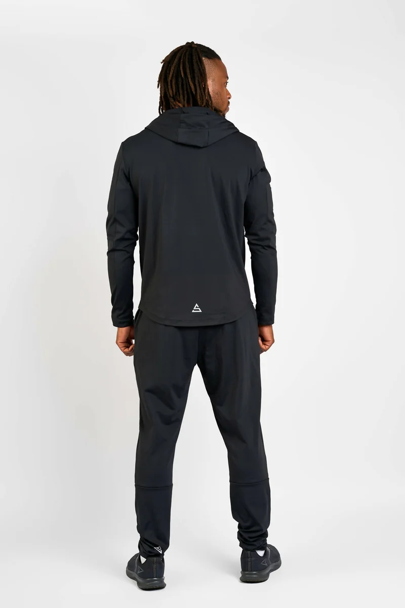 Rotator Active Wear Performance Tracksuit Set - Black