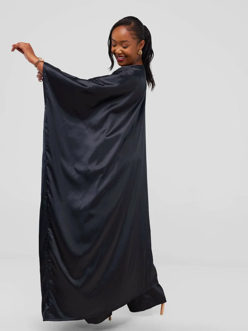 Nefpatra Africa Andy Kimono Set - Black