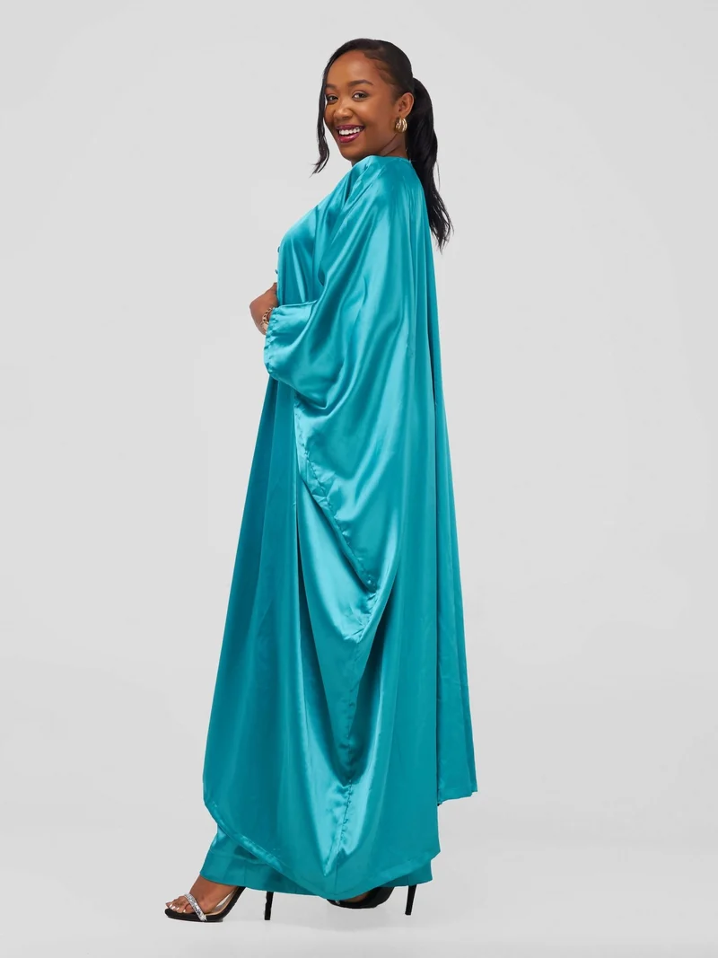 Nefpatra Africa Andy Kimono Set - Turquoise