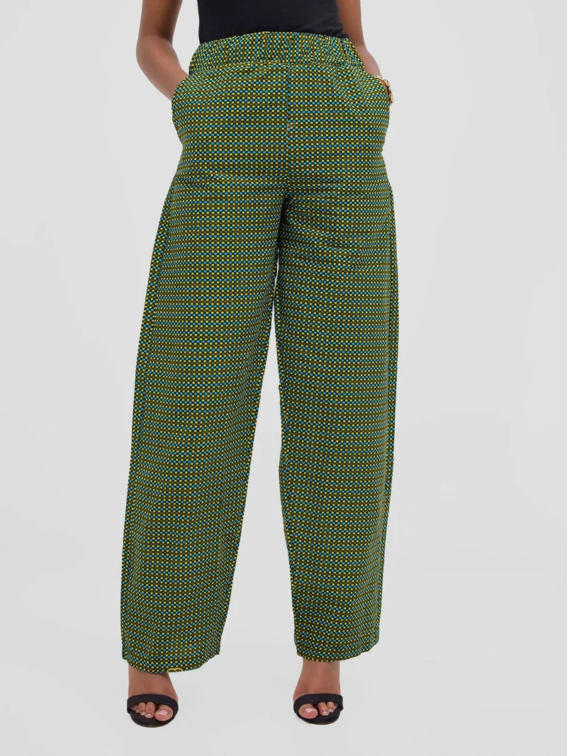 Gravio Fashions Nala Ankara pant - Green