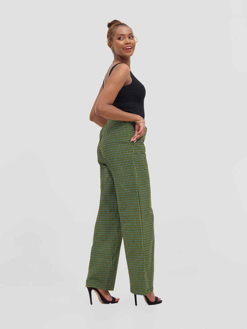 Gravio Fashions Nala Ankara pant - Green