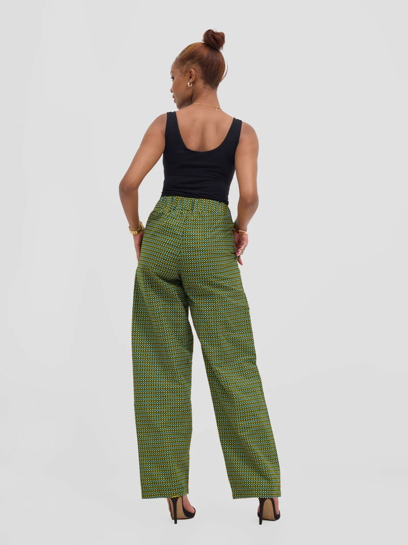 Gravio Fashions Nala Ankara pant - Green