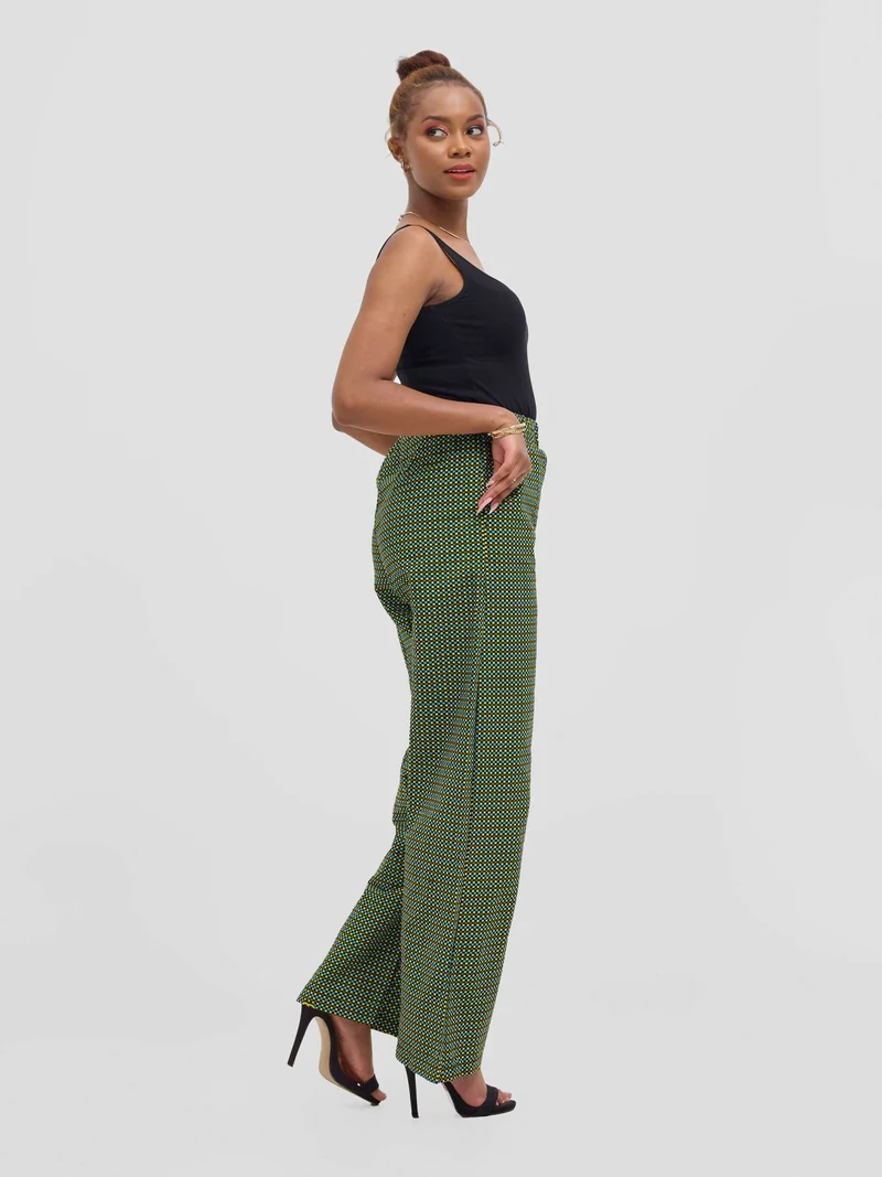 Gravio Fashions Nala Ankara pant - Green