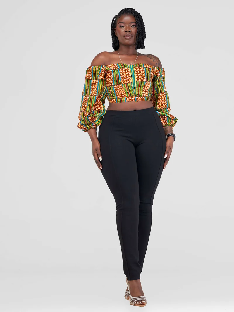 Kilele Crop Top - Yellow