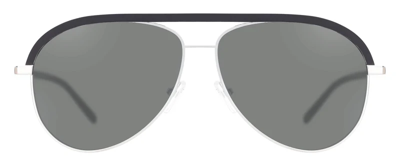 Liebeskind Damen Sonnenbrille schwarz-Matt/ Silber 57-12-145 10258-00620