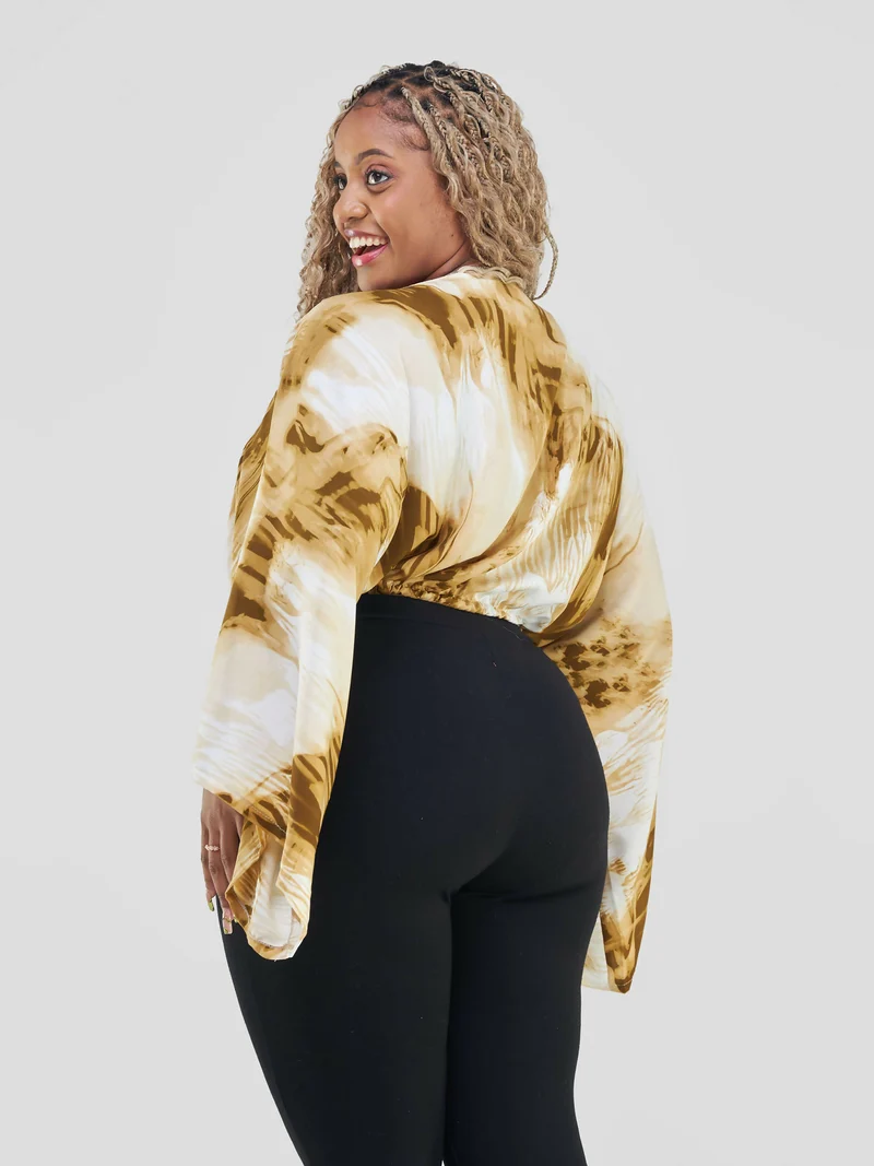 Curves BD Tausi Top - Nude / Gold