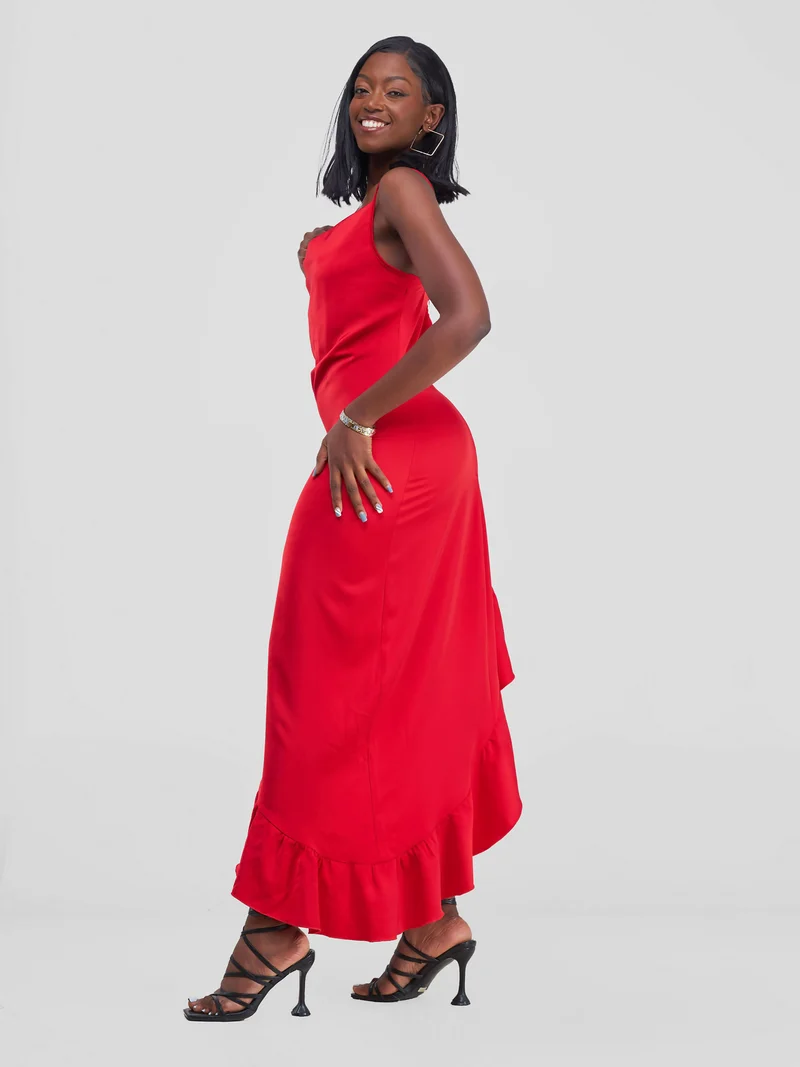 HOT Vanda Dinner Dress - Red