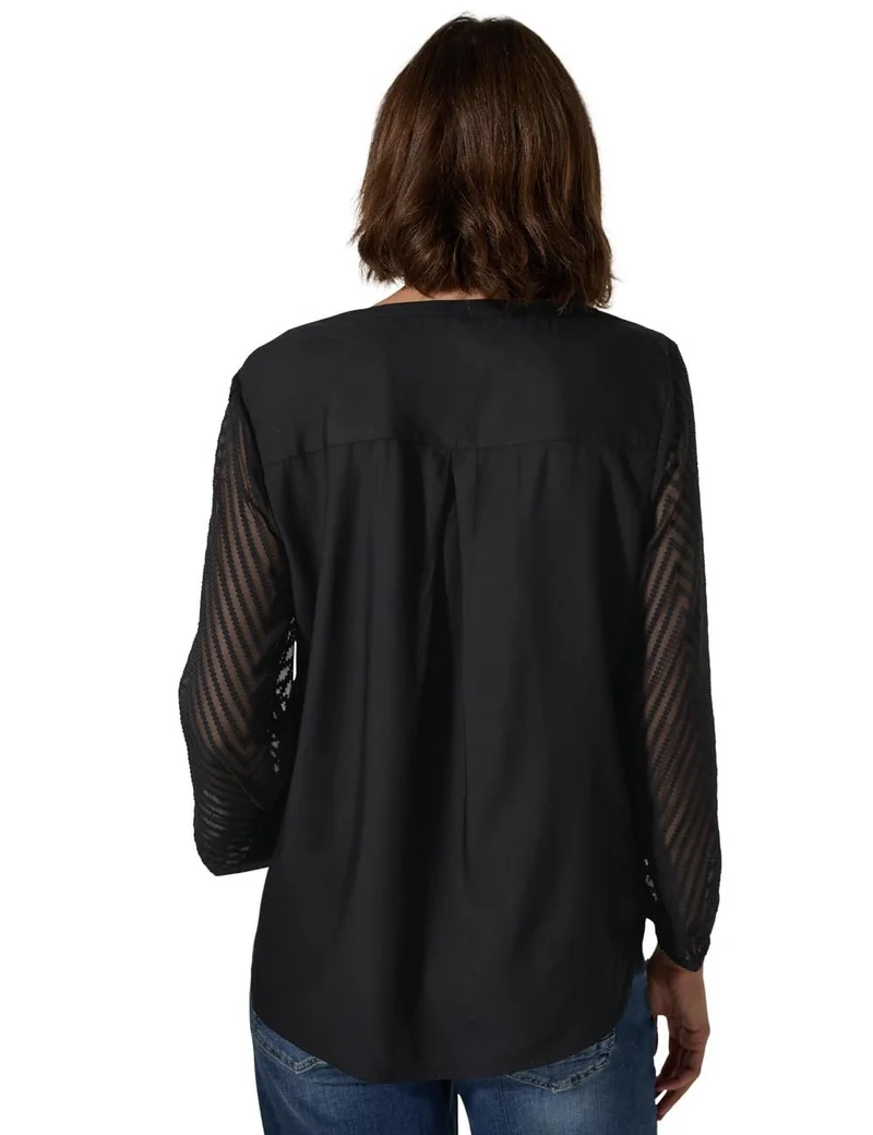 Cecil EOS_Structure Mix Blouse - 206_B344946_10001