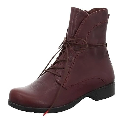 Think Stiefeletten Dunkelrot