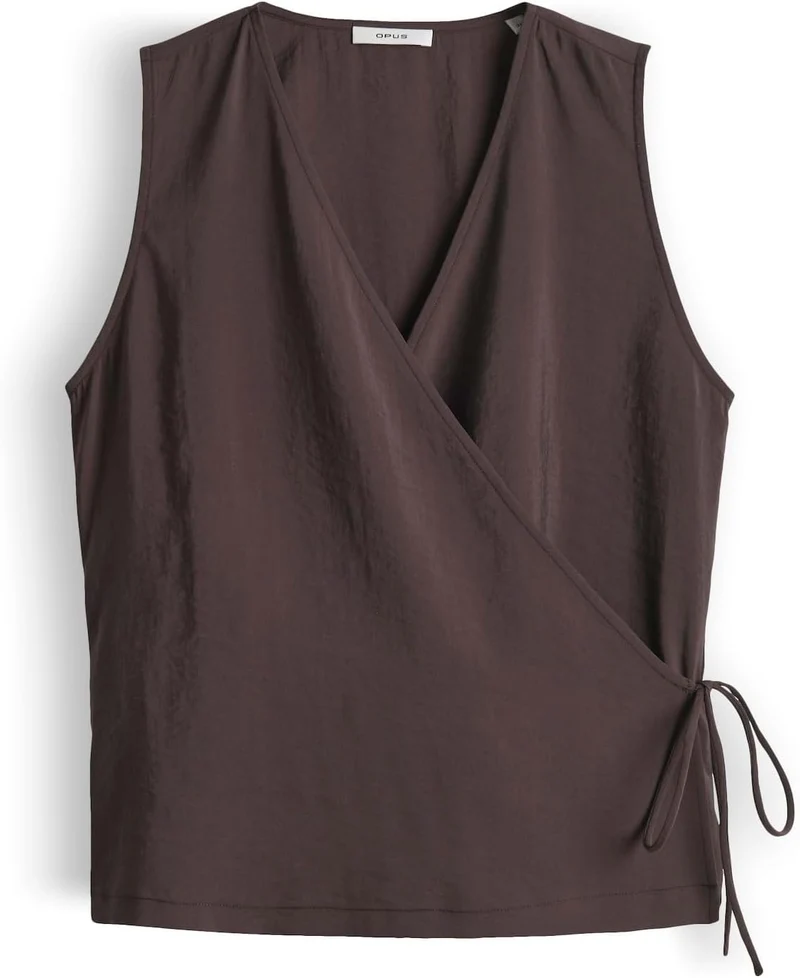 Opus Damen Bluse Braun