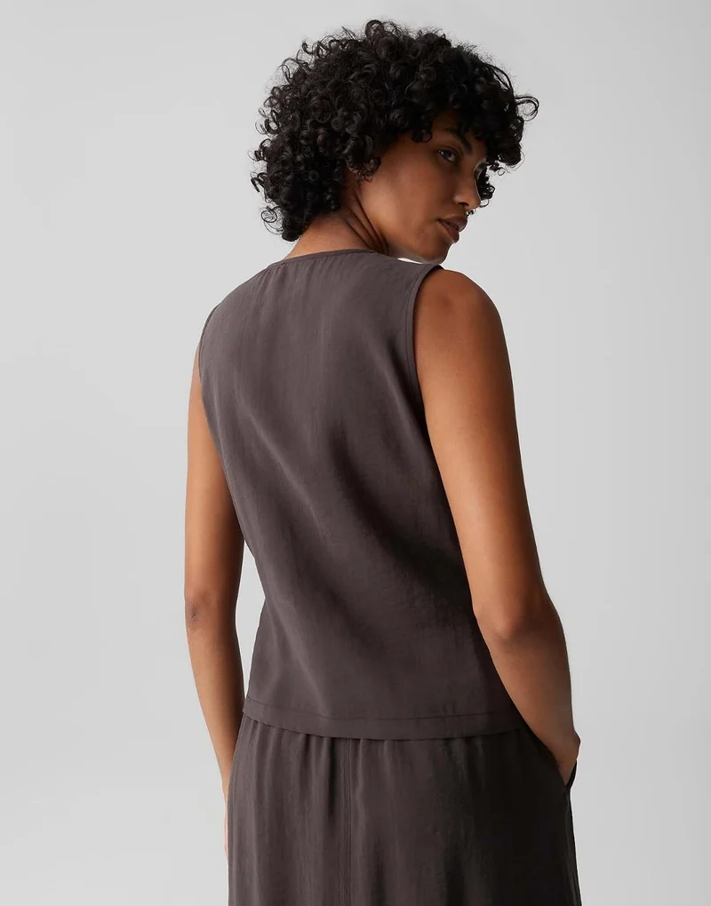 Opus Damen Bluse Braun
