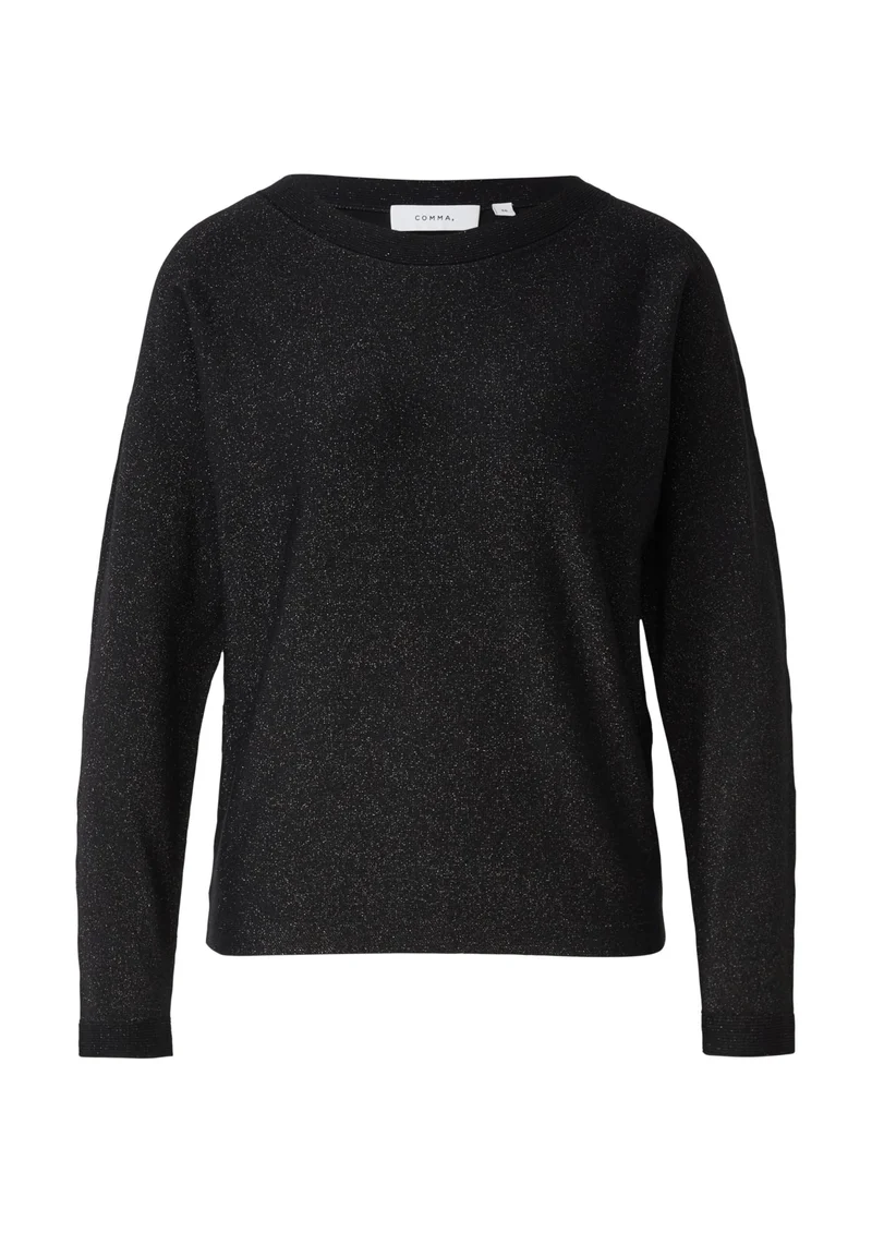 Comma Strickpullover grau