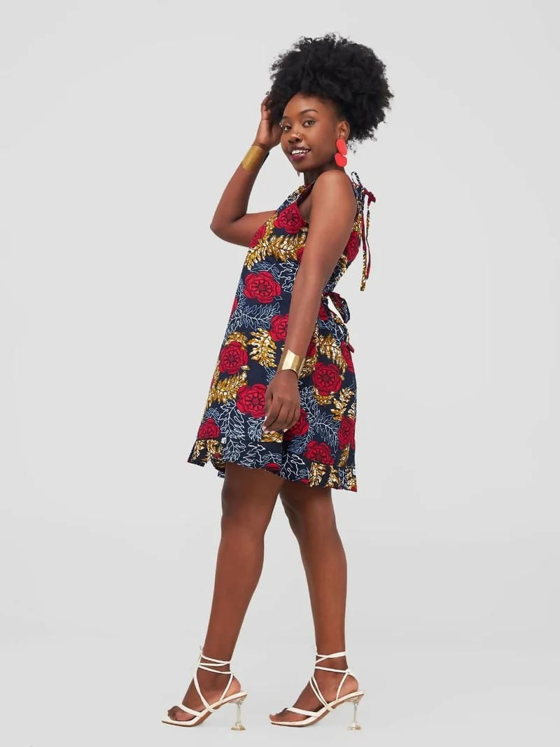 Lokali Dala Dress - Floral Red