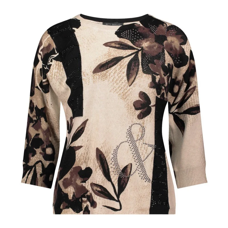 Betty Barclay Strickpullover Kurz 3/4 Arm - 37_52961559_7875