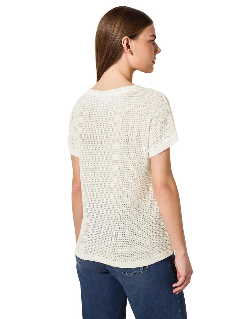 CECIL TOS Ajour Knit T-Shirt - 71621_B323357_13474