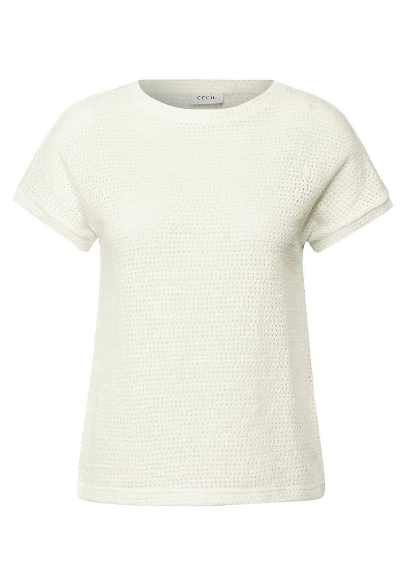 CECIL TOS Ajour Knit T-Shirt - 71621_B323357_13474