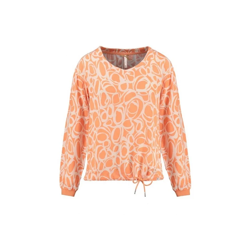 Key Largo WB CURL v-neck aprikose