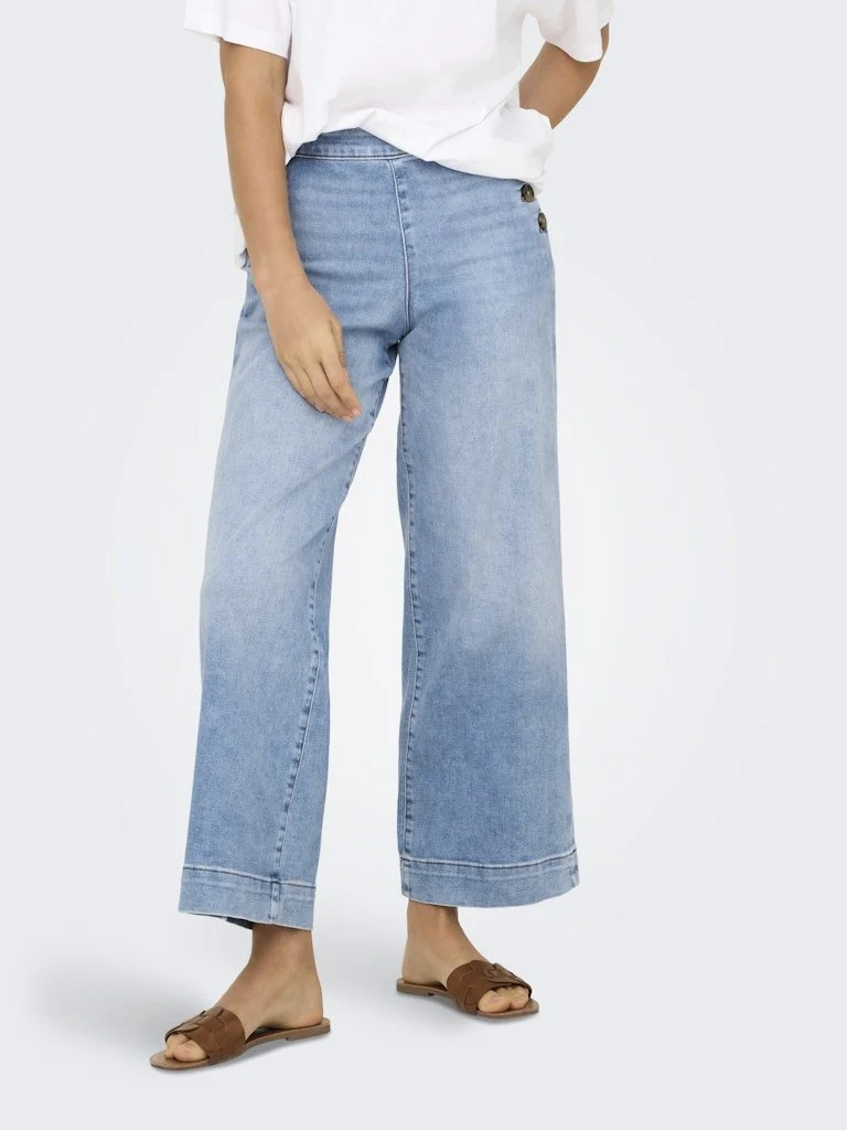 ONLY ONLMADISON Wide Fit Jeans Damen Blau