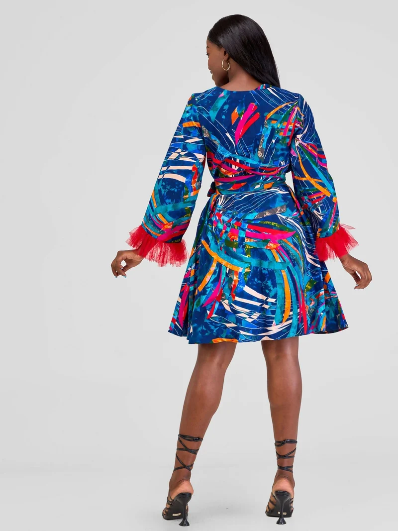 Marumara Creations Tausi Shift Dress - Turquoise