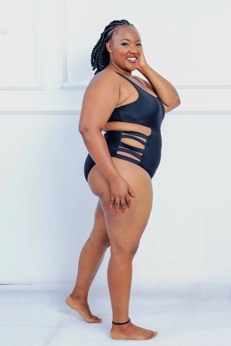 Shells Attic Swimwear Suit Monokini - Black