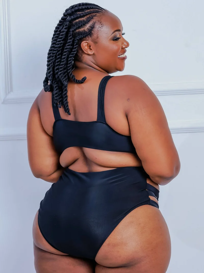 Shells Attic Swimwear Suit Monokini - Black